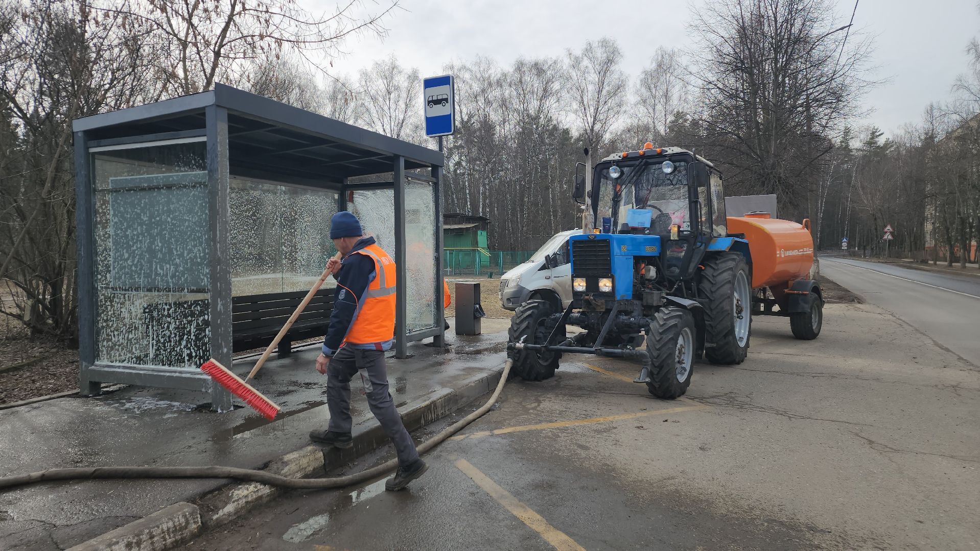 ивантеевка, пушкинский, остановочные павильоны, коммунальная служба, уборка города, вертикалки,