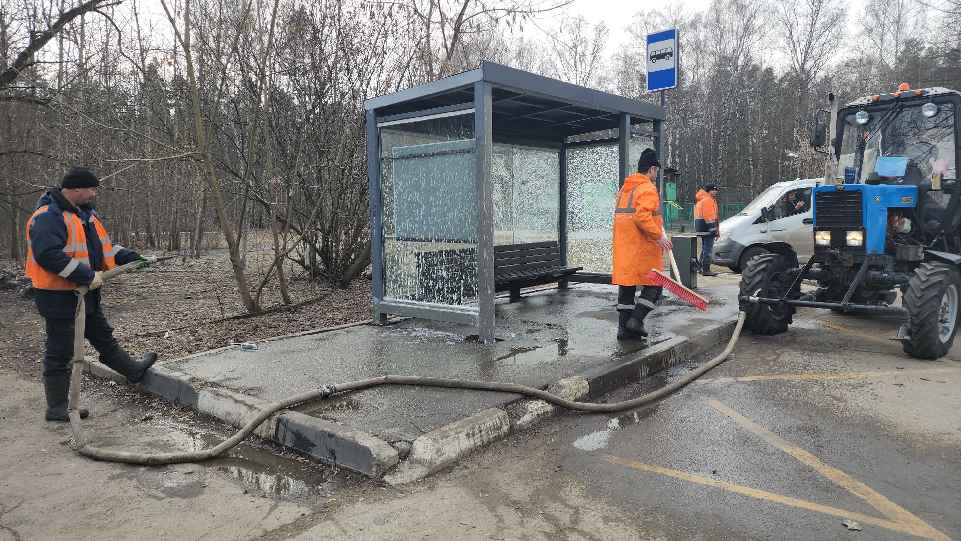 ивантеевка, пушкинский, остановочные павильоны, коммунальная служба, уборка города, вертикалки,