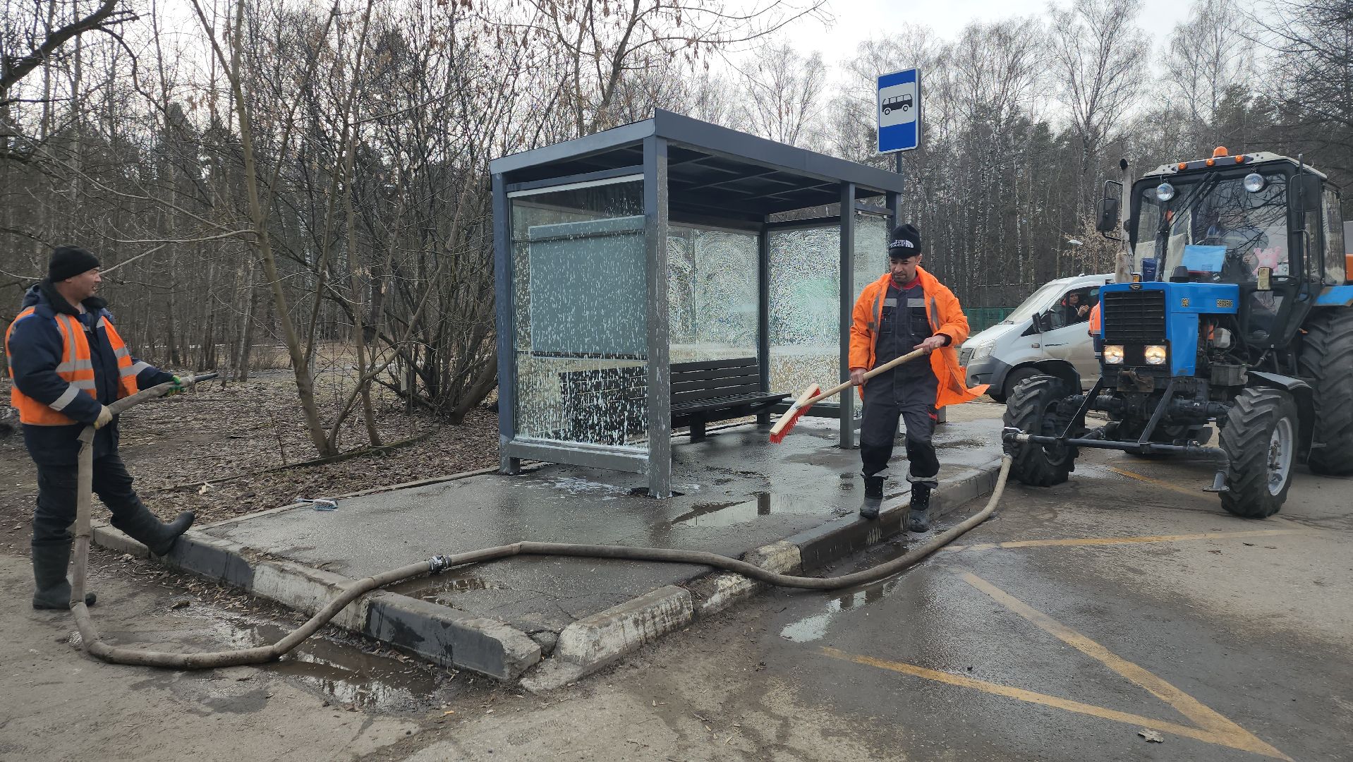 ивантеевка, пушкинский, остановочные павильоны, коммунальная служба, уборка города, вертикалки,