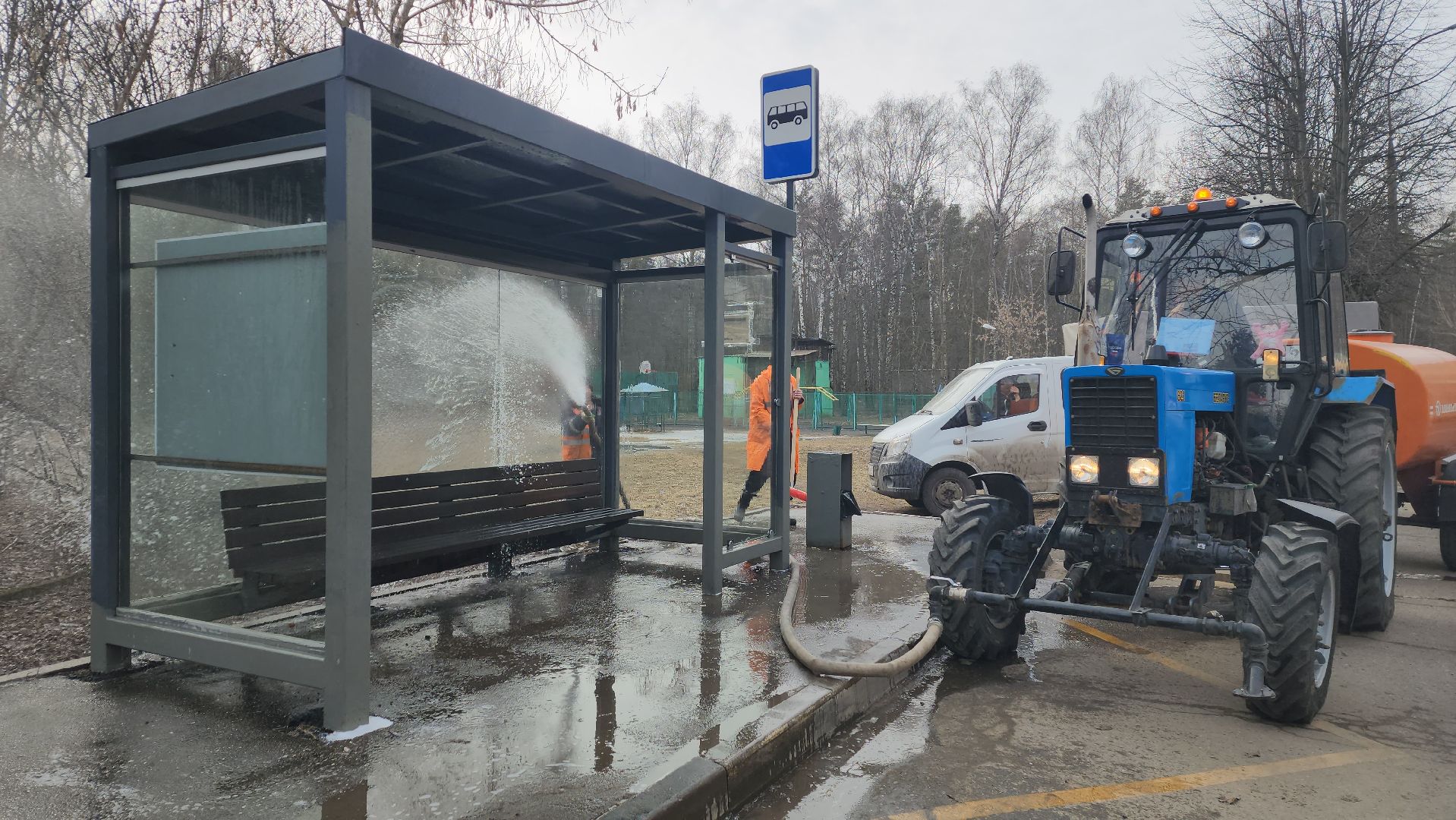 ивантеевка, пушкинский, остановочные павильоны, коммунальная служба, уборка города, вертикалки,