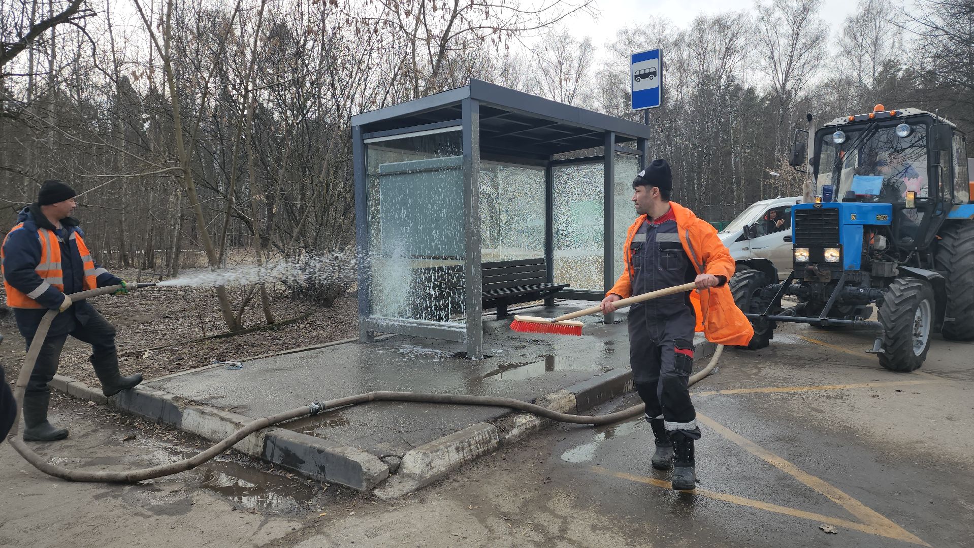 ивантеевка, пушкинский, остановочные павильоны, коммунальная служба, уборка города, вертикалки,