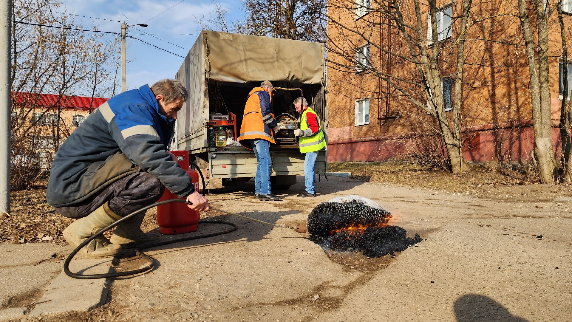 истра, благоустройство, ямочный ремонт,