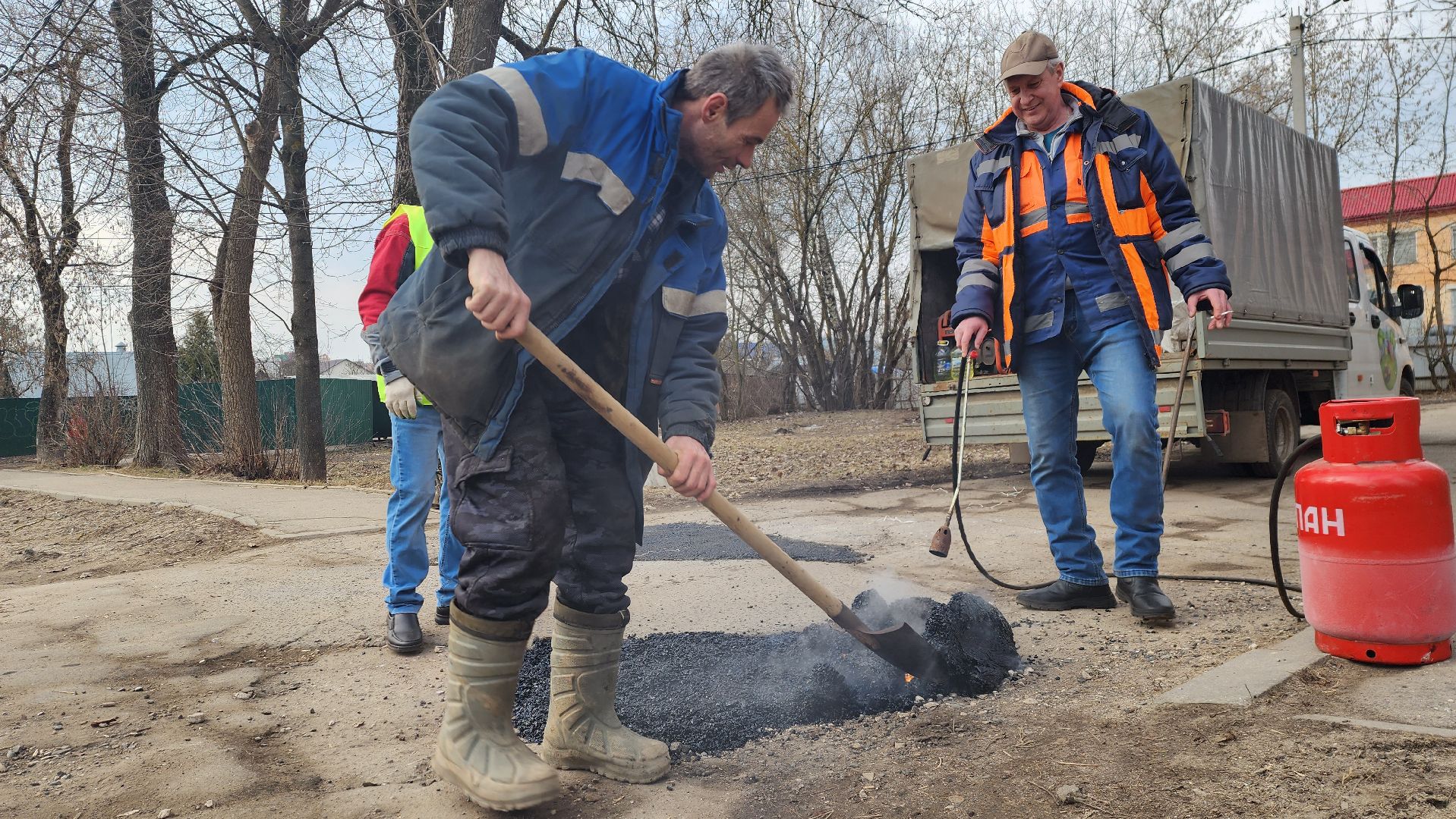 истра, благоустройство, ямочный ремонт,