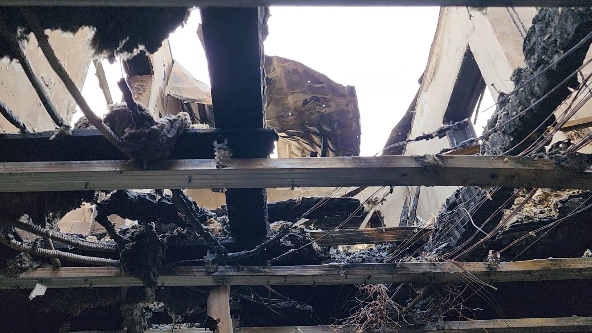 Раменский округ, Атака БПЛА, Дом после атаки БПЛА,