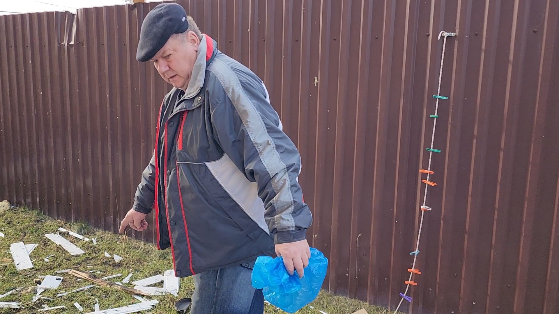 Раменский округ, Атака БПЛА, Дом после атаки БПЛА,