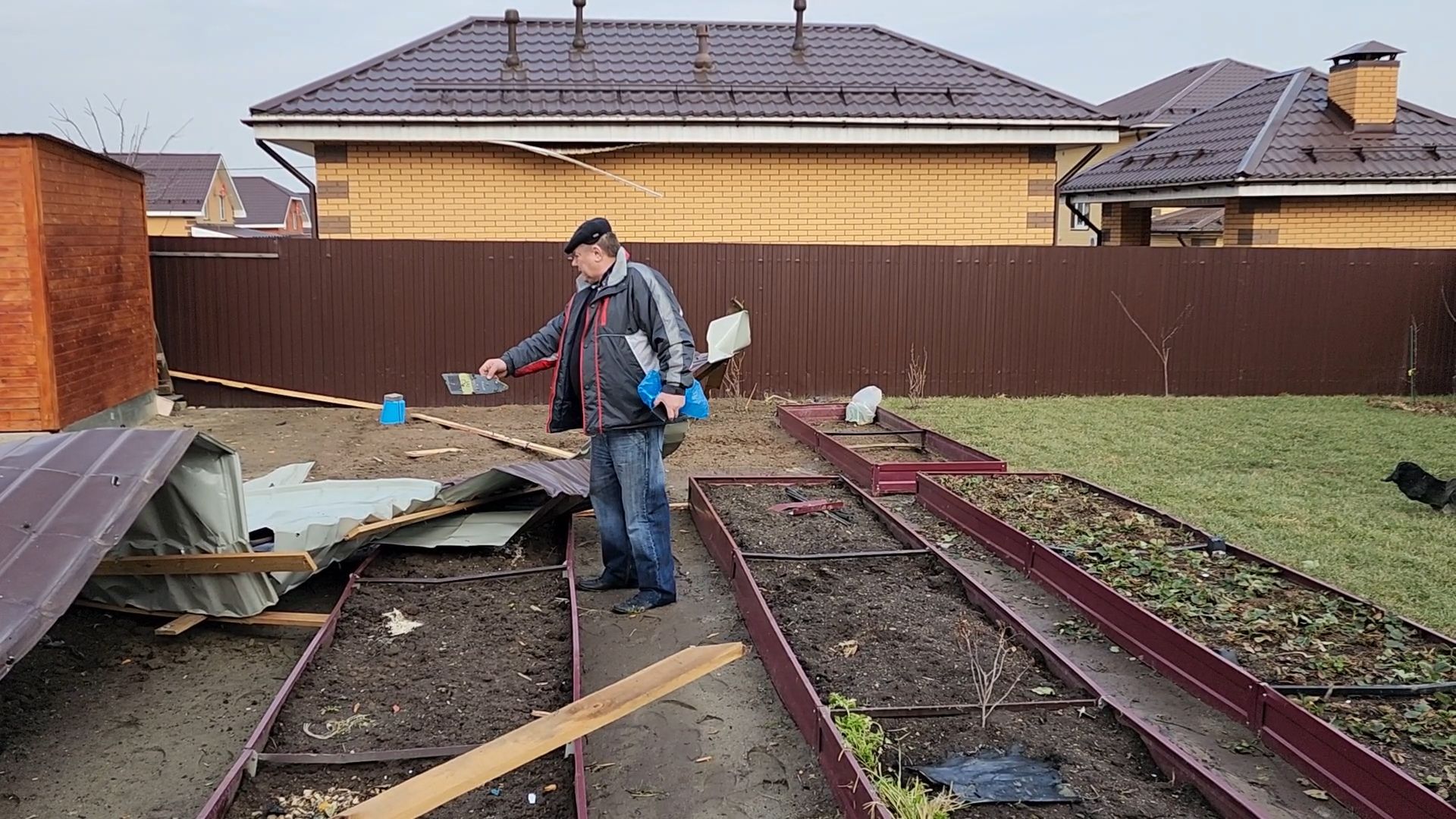 Раменский округ, Атака БПЛА, Дом после атаки БПЛА,