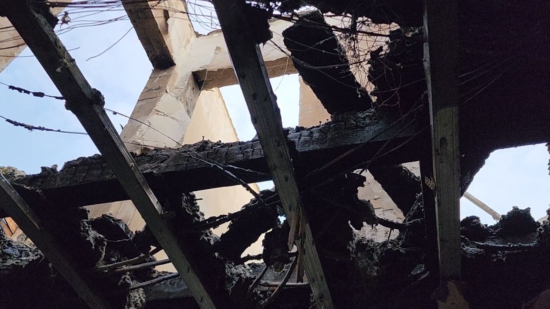 Раменский округ, Атака БПЛА, Дом после атаки БПЛА,