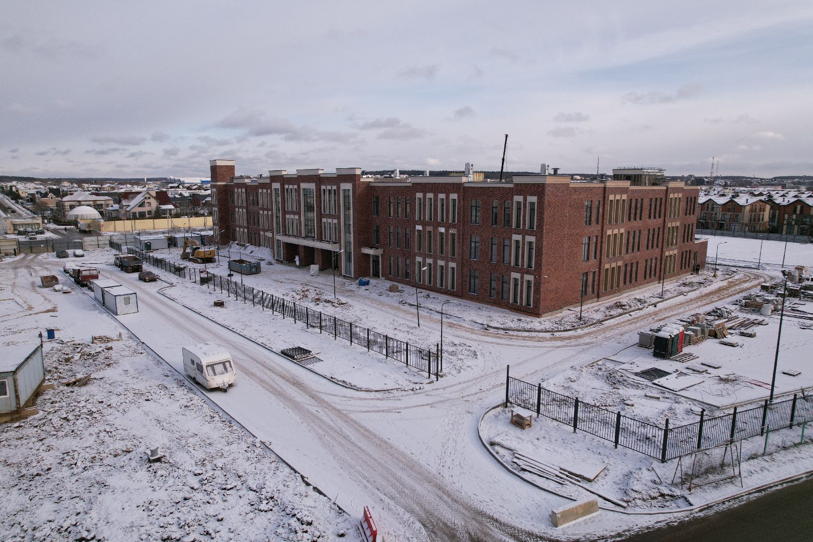 видео с коптера, истра, жк кембридж,