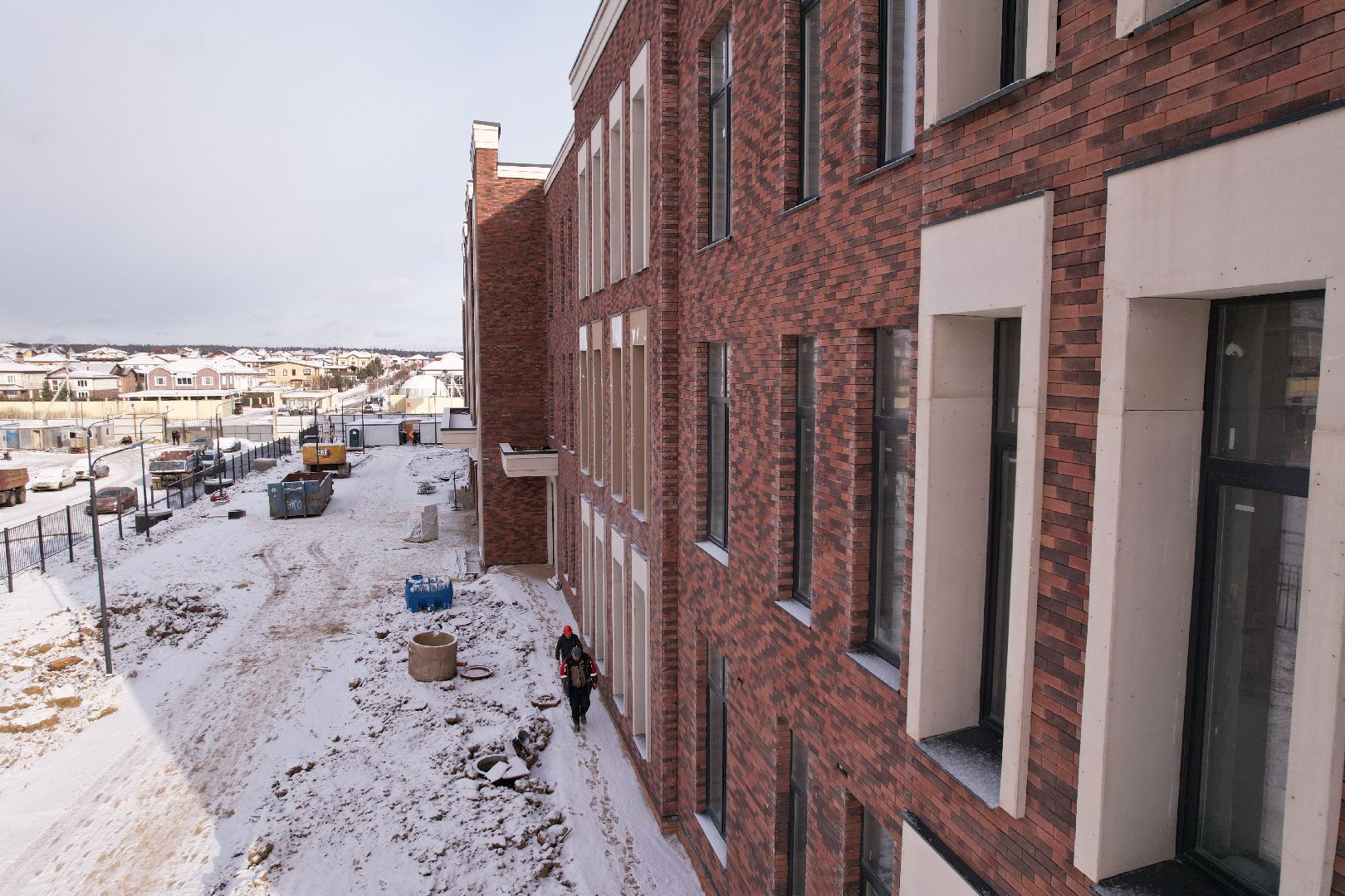 видео с коптера, истра, жк кембридж,