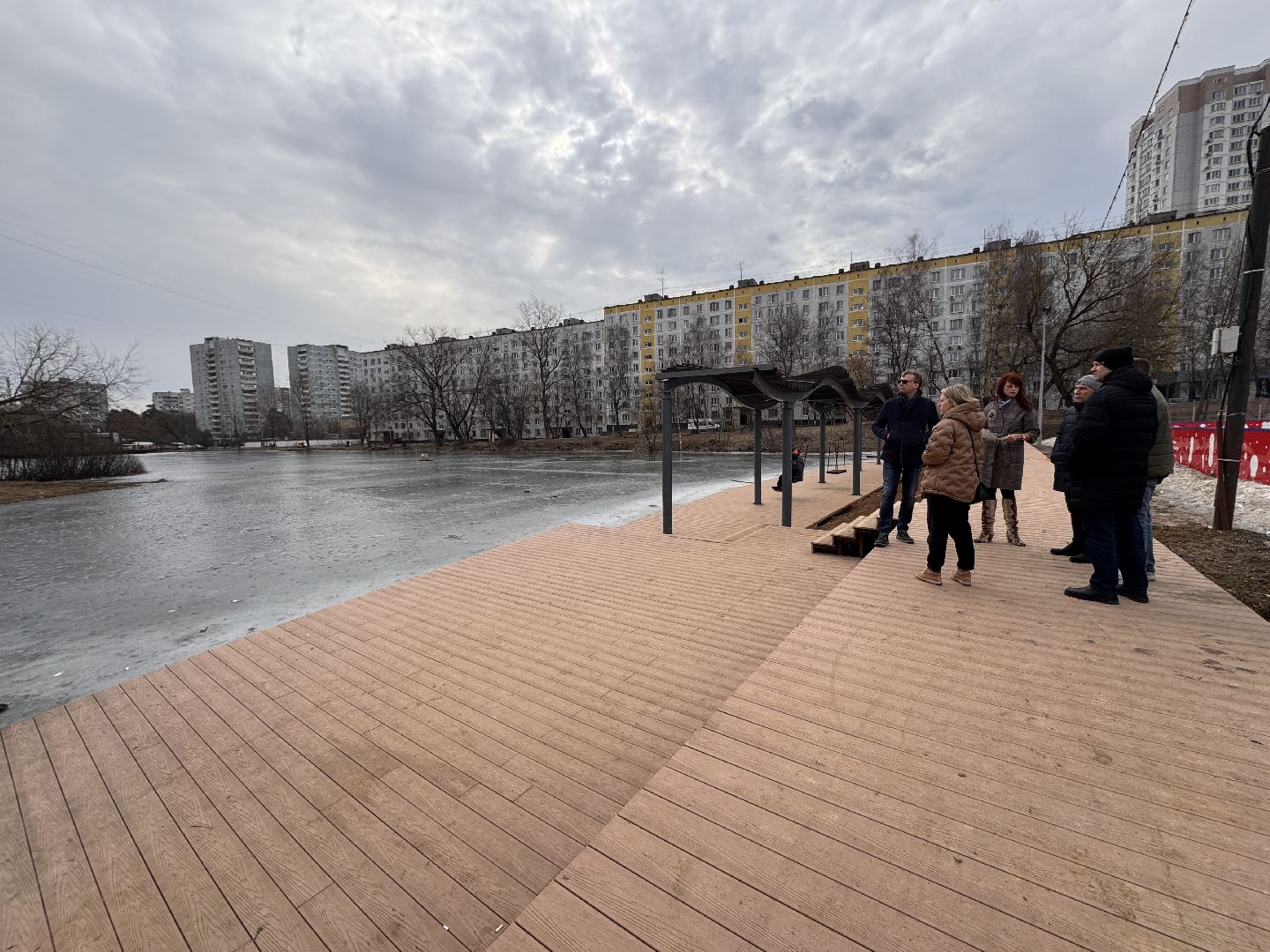 Благоустройство, Комсомольский пруд, Одинцово,