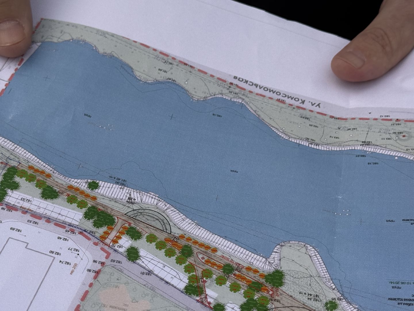 Благоустройство, Комсомольский пруд, Одинцово,