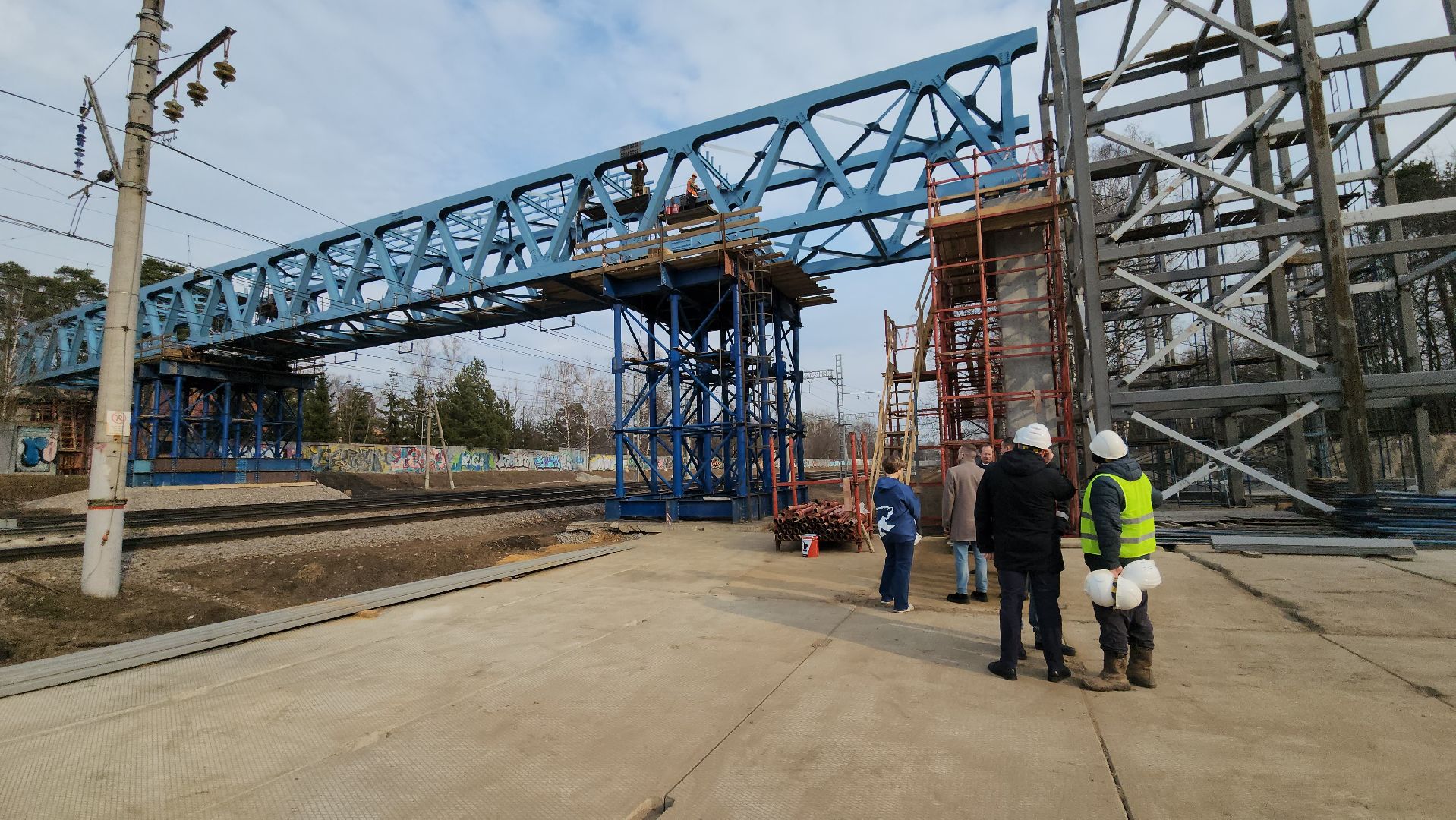 Народная программа, единая россия, люберцы, малаховка, пешеходный надземный переход, строительство,