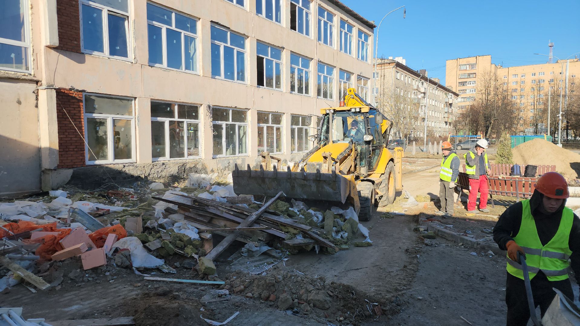 серпухов, подмосковье, капремонт школы,