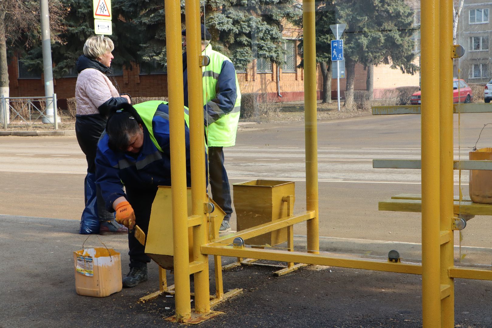 серебряные пруды, первомайская, автобусные остановки, мосавтодор,
