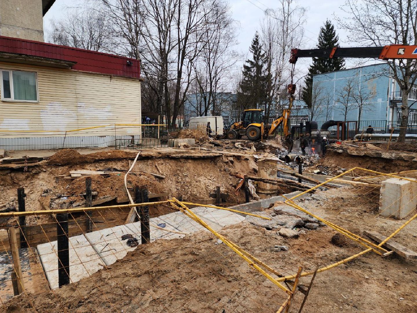 солнечногорск, реконструкция теплосетей, жители, службы, работы,