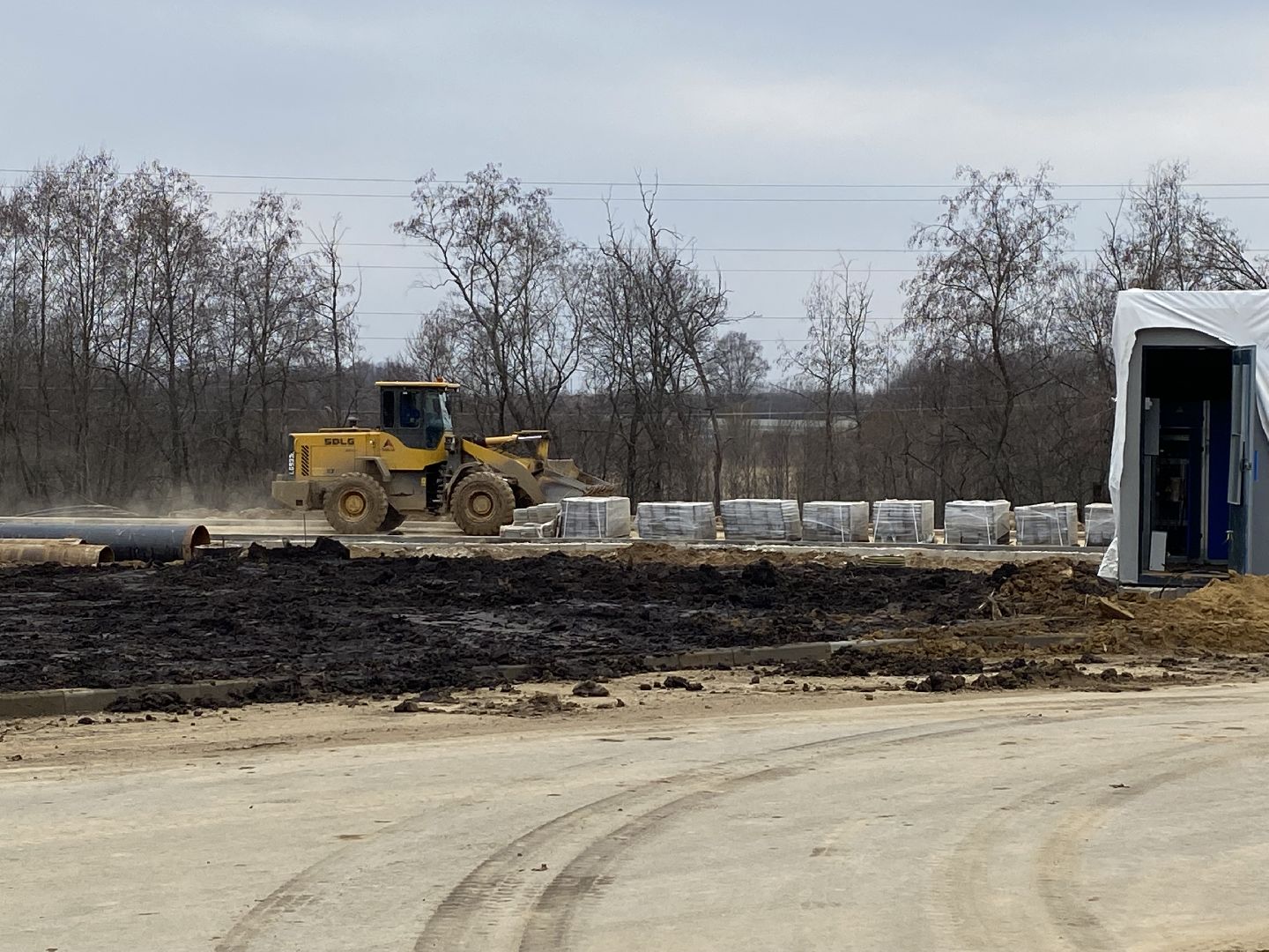 Подъезды к лицею имени Долгих, Павловская слобода, Ремонт дороги,