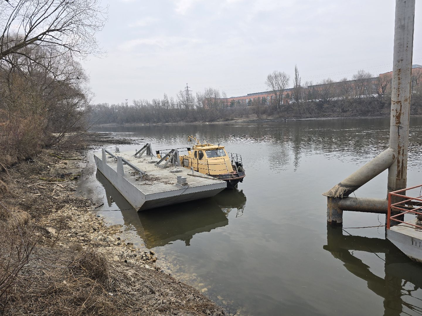Коломна, весенний паводок,подготовка к паводку,