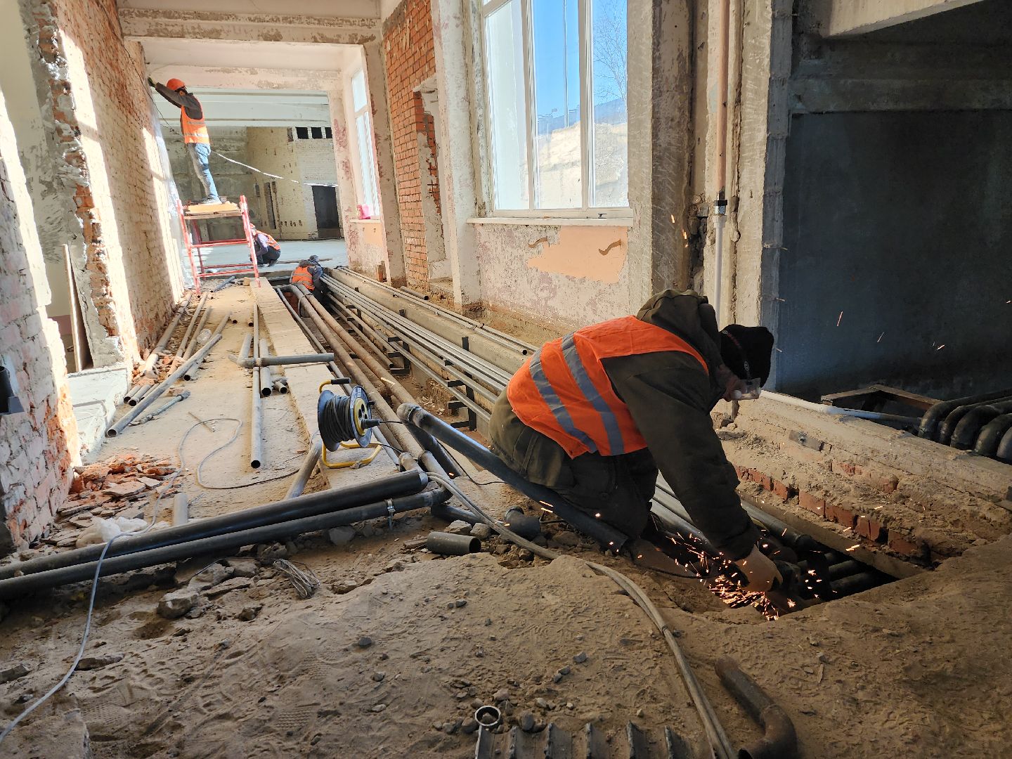 серпухов, подмосковье, капремонт школы,