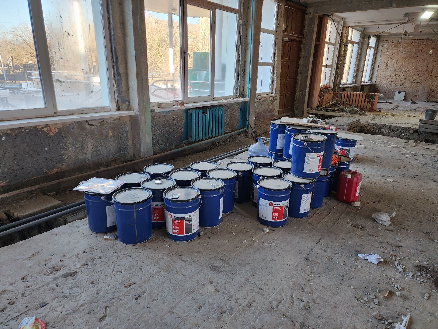 серпухов, подмосковье, капремонт школы,