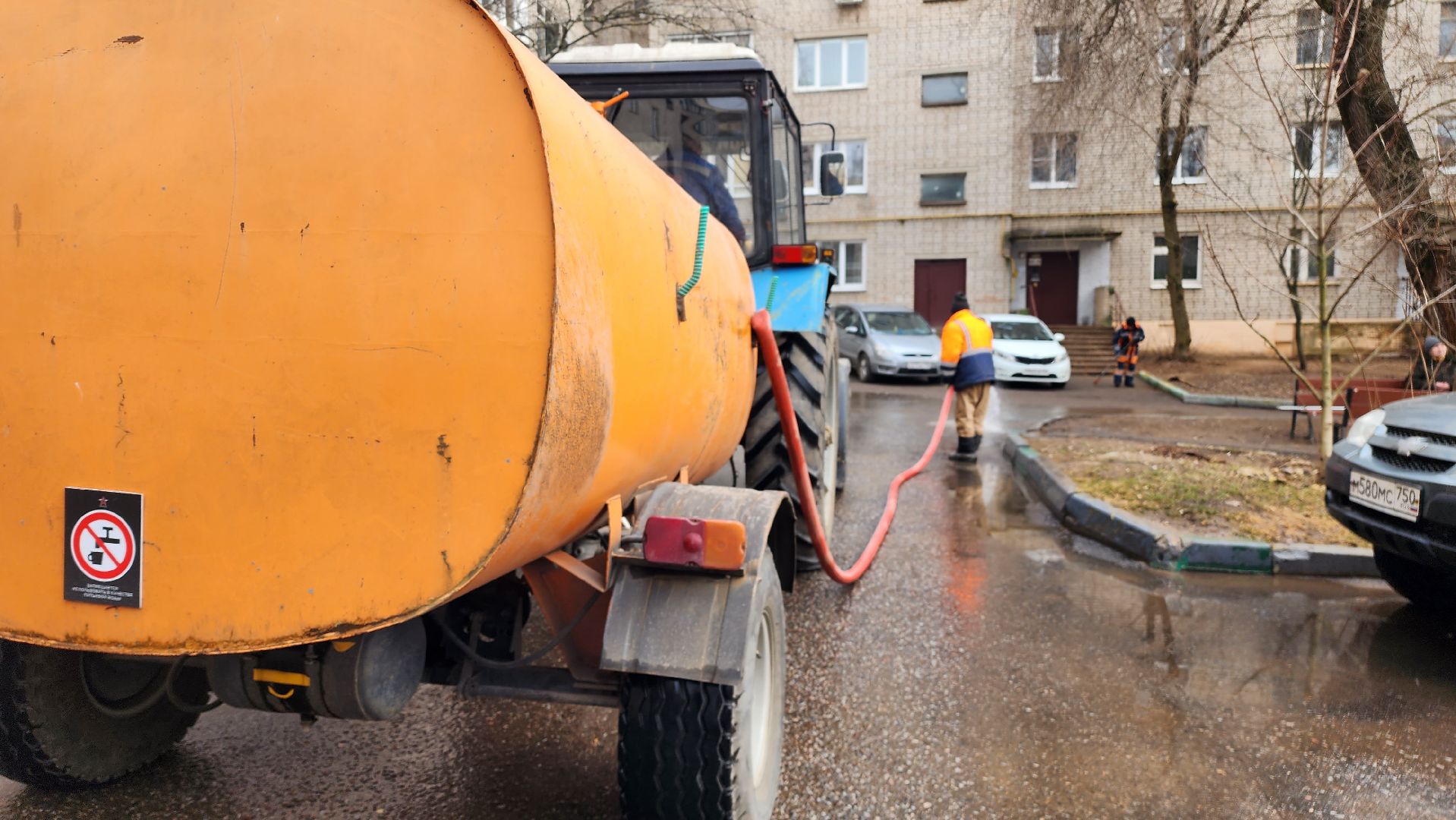 истра, благоустройство, уборка дворов после зимы,