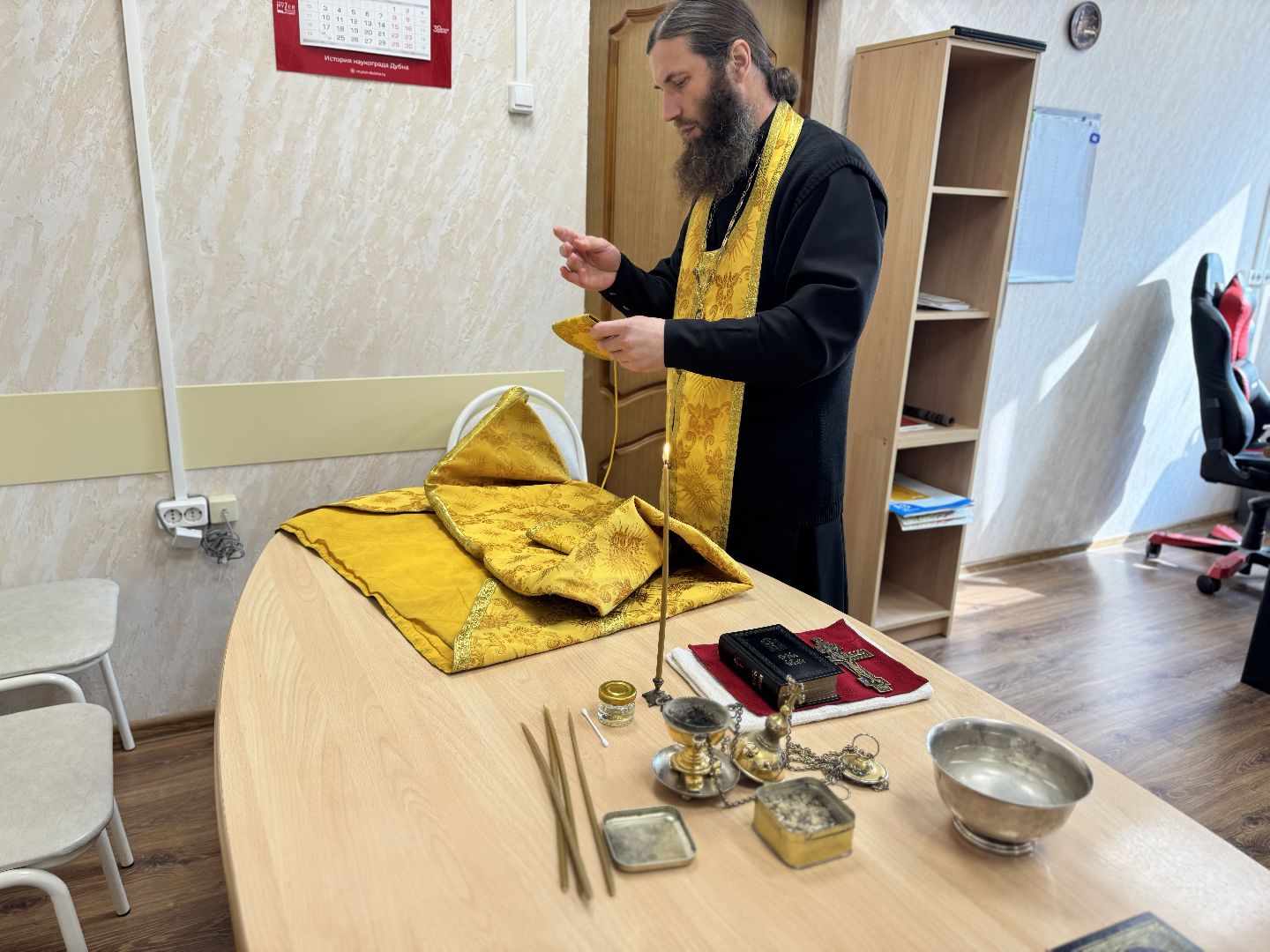 шаховская, медицина, освещение больницы, церковь,