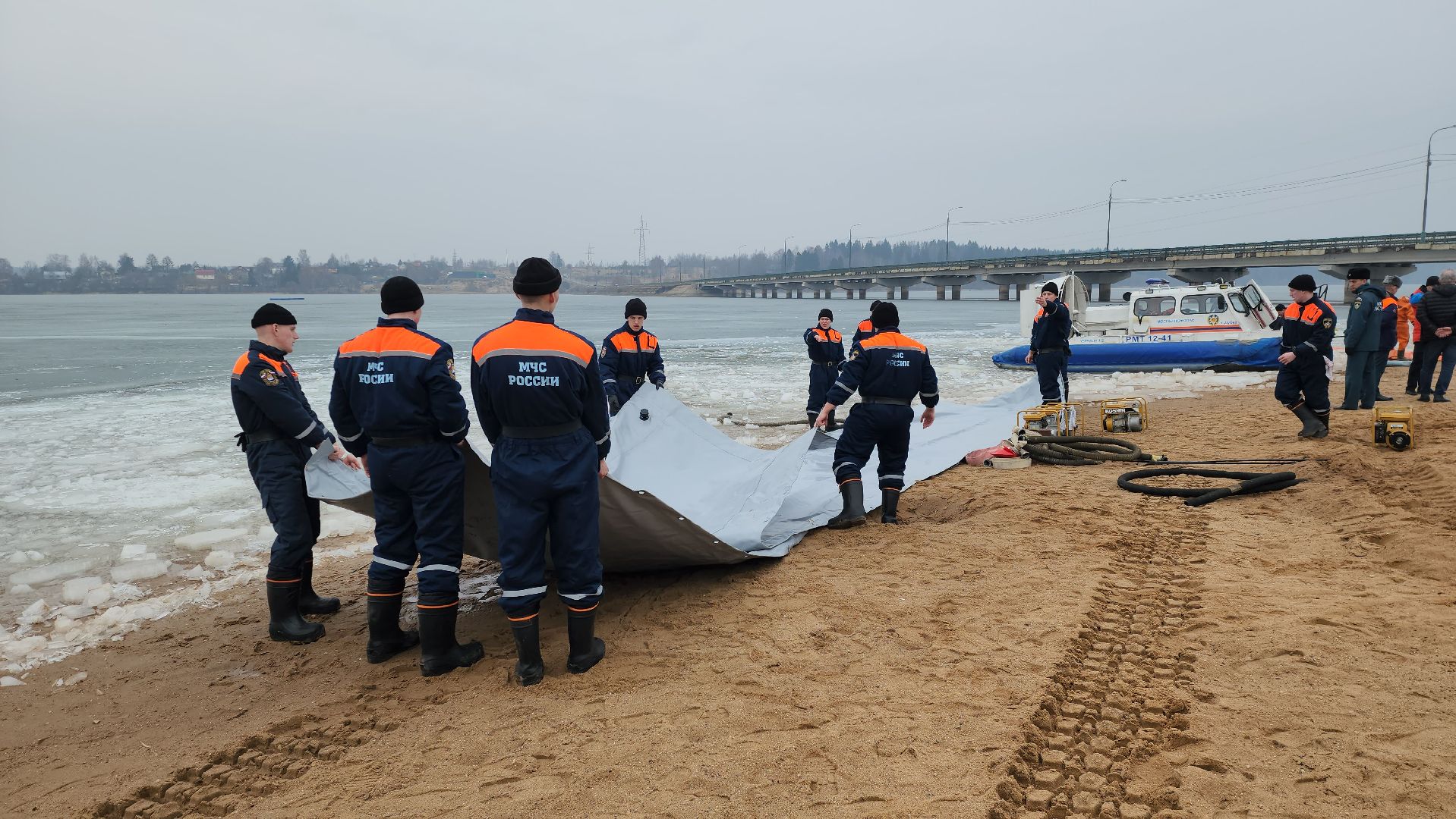 Мчс, Руза, Учения, паводки, вертикалки,