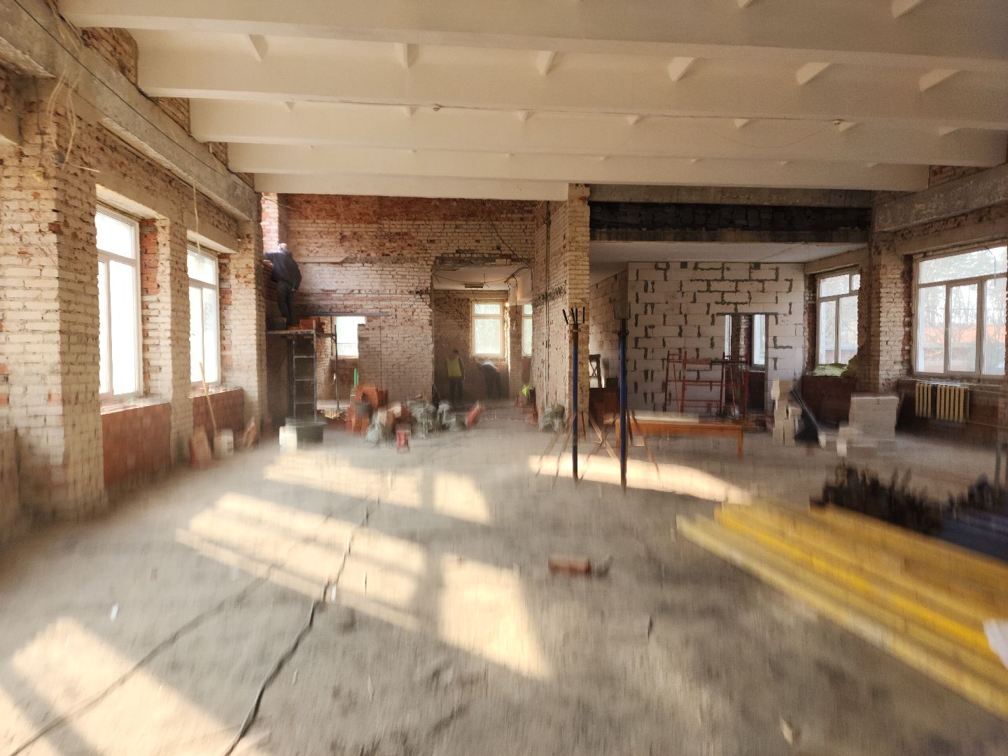 красноармейск, городской округ пушкинский, капремонт школы, строительные леса, ремонт фасада,