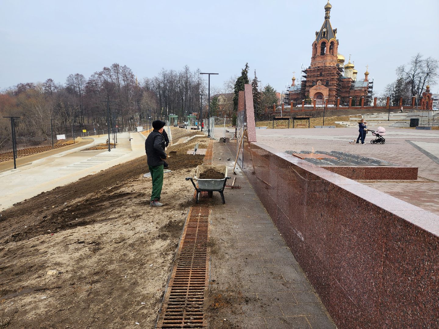 раменское, благоустройство, площадь победы, нижняя площадка,