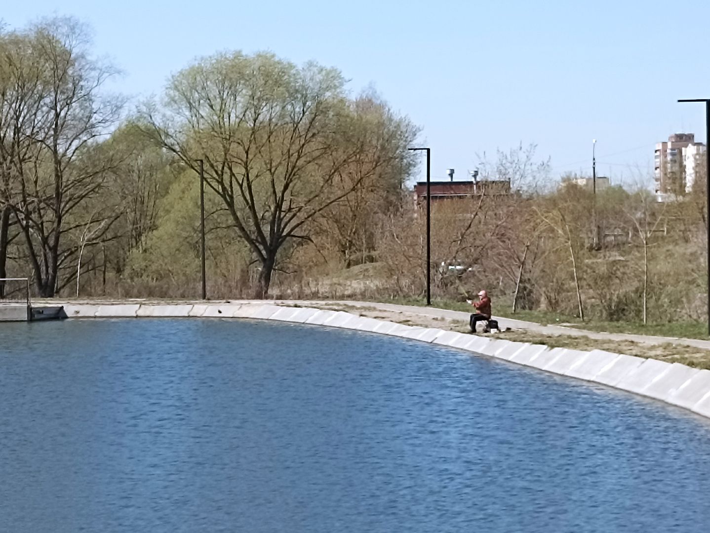 Серпухов, Подмосковье, рыбалка, пруд, весна