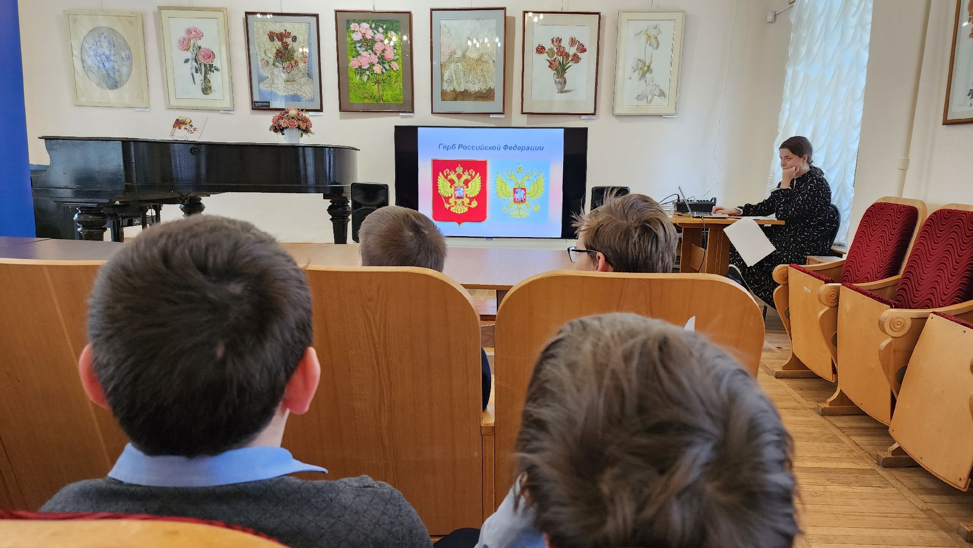 кашира, музей, герб, геральдика, лекция, школьники, мастер-класс,