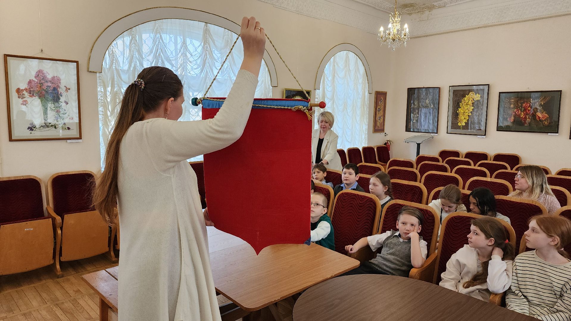 кашира, музей, герб, геральдика, лекция, школьники, мастер-класс,