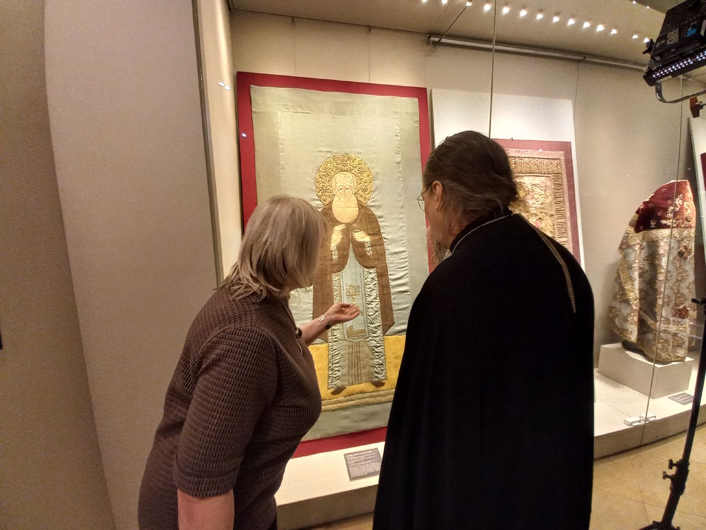 сергиев посад, лавра, сергиево-посадский музей-заповедник, Ризница, шитьё, Кирилло-белозерский музей-заповедник,