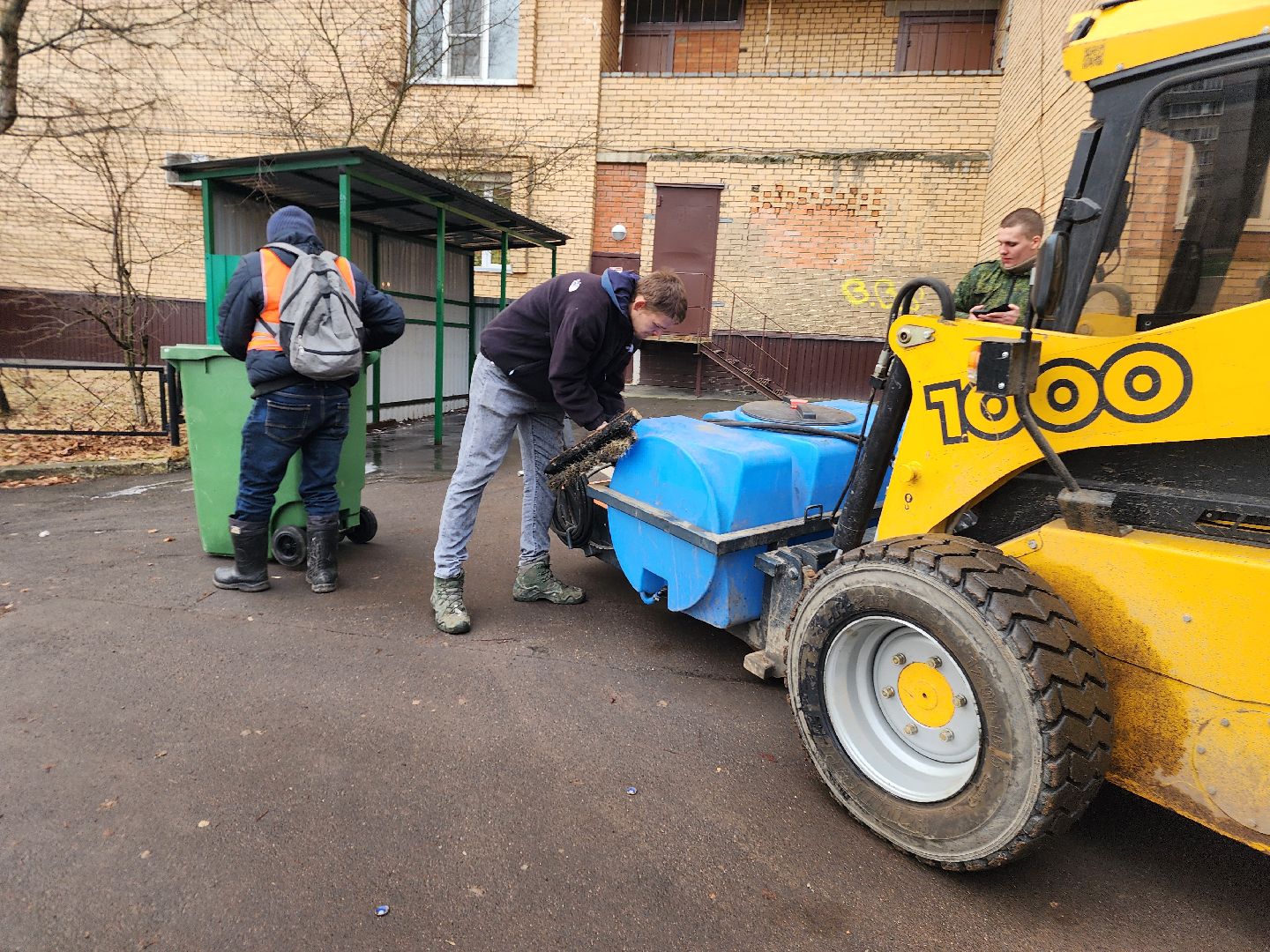 фрязино, уборка города, мусорные площадки,