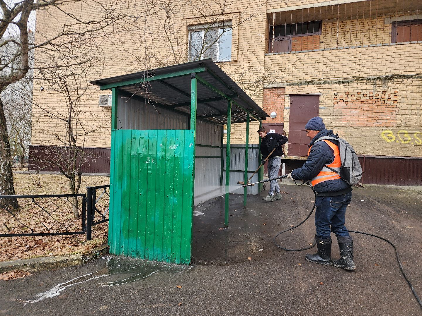 фрязино, уборка города, мусорные площадки,