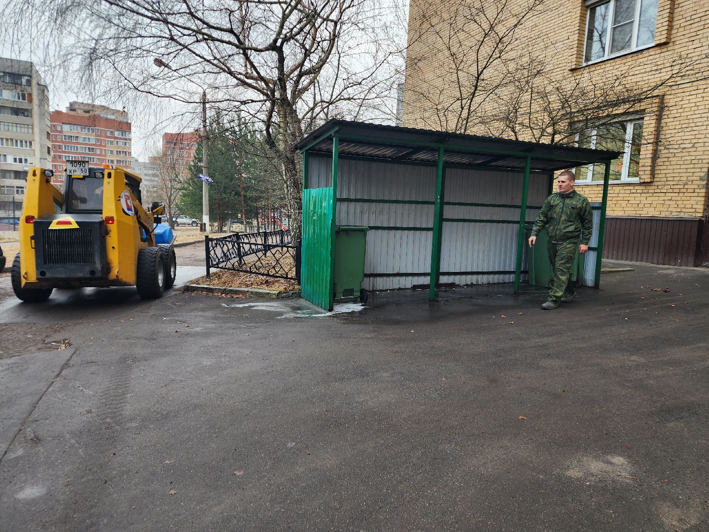 фрязино, уборка города, мусорные площадки,