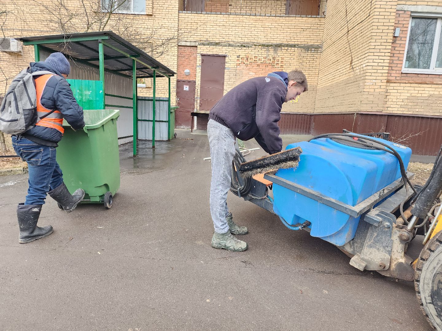 фрязино, уборка города, мусорные площадки,