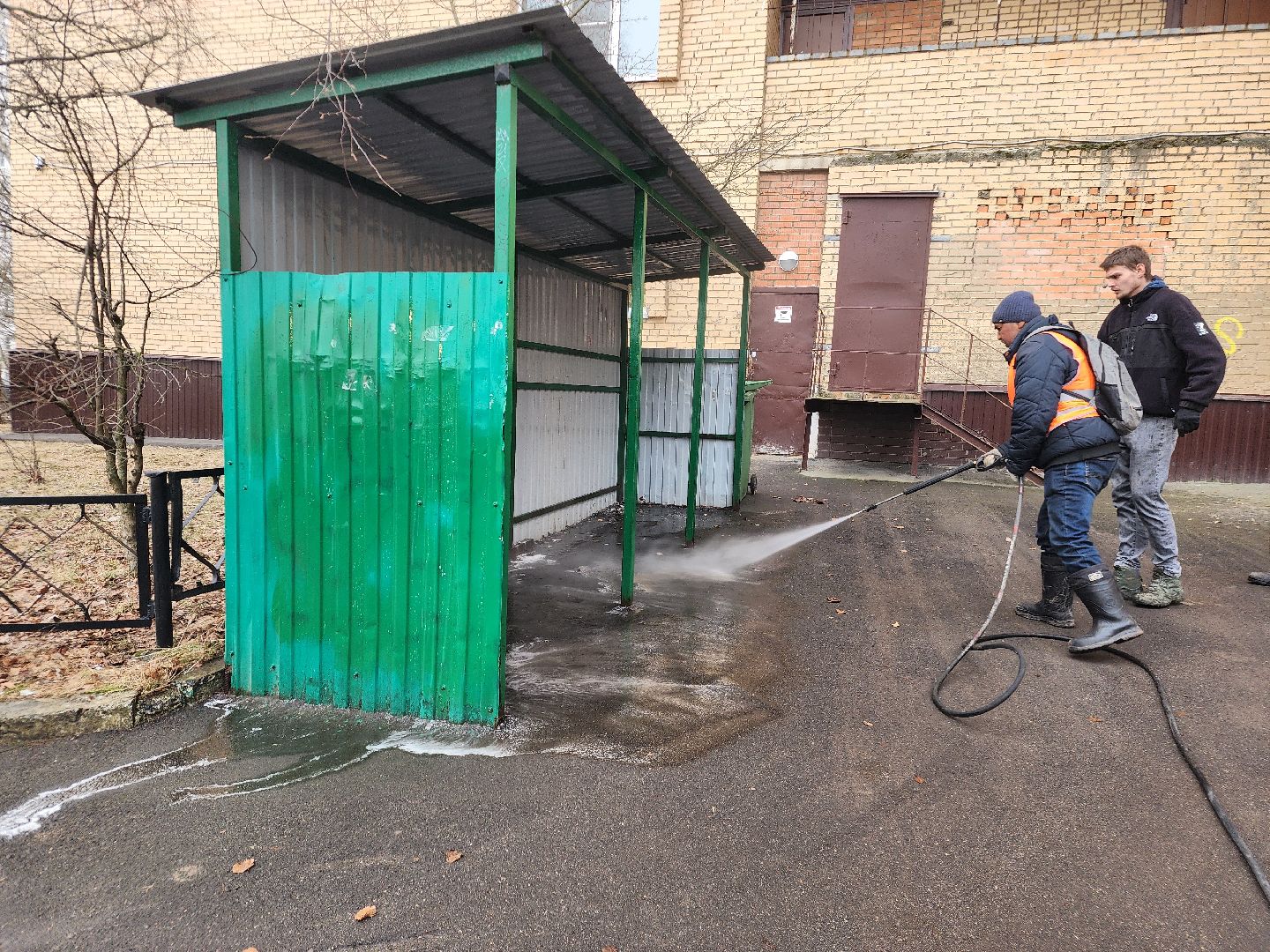 фрязино, уборка города, мусорные площадки,