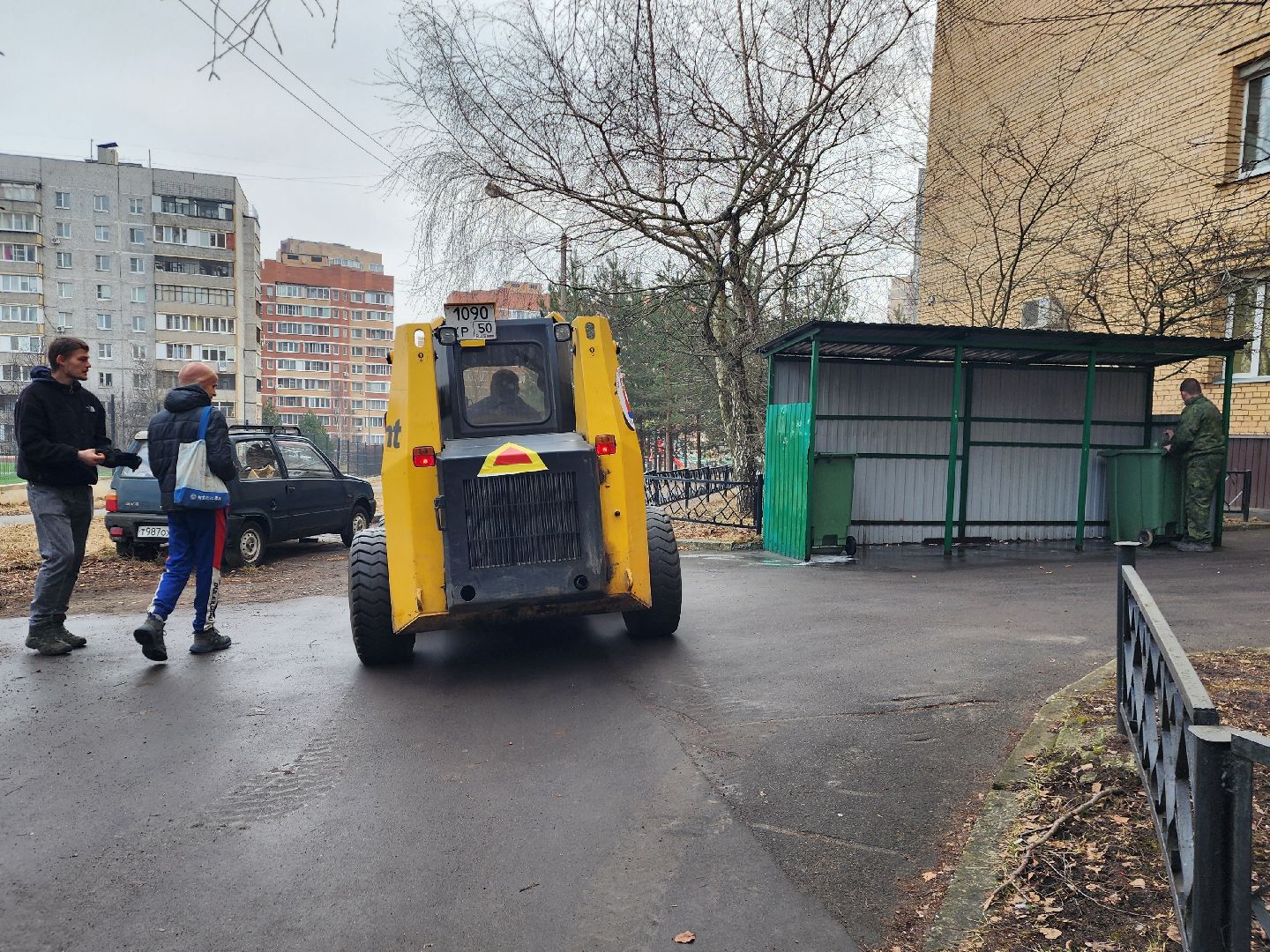 фрязино, уборка города, мусорные площадки,