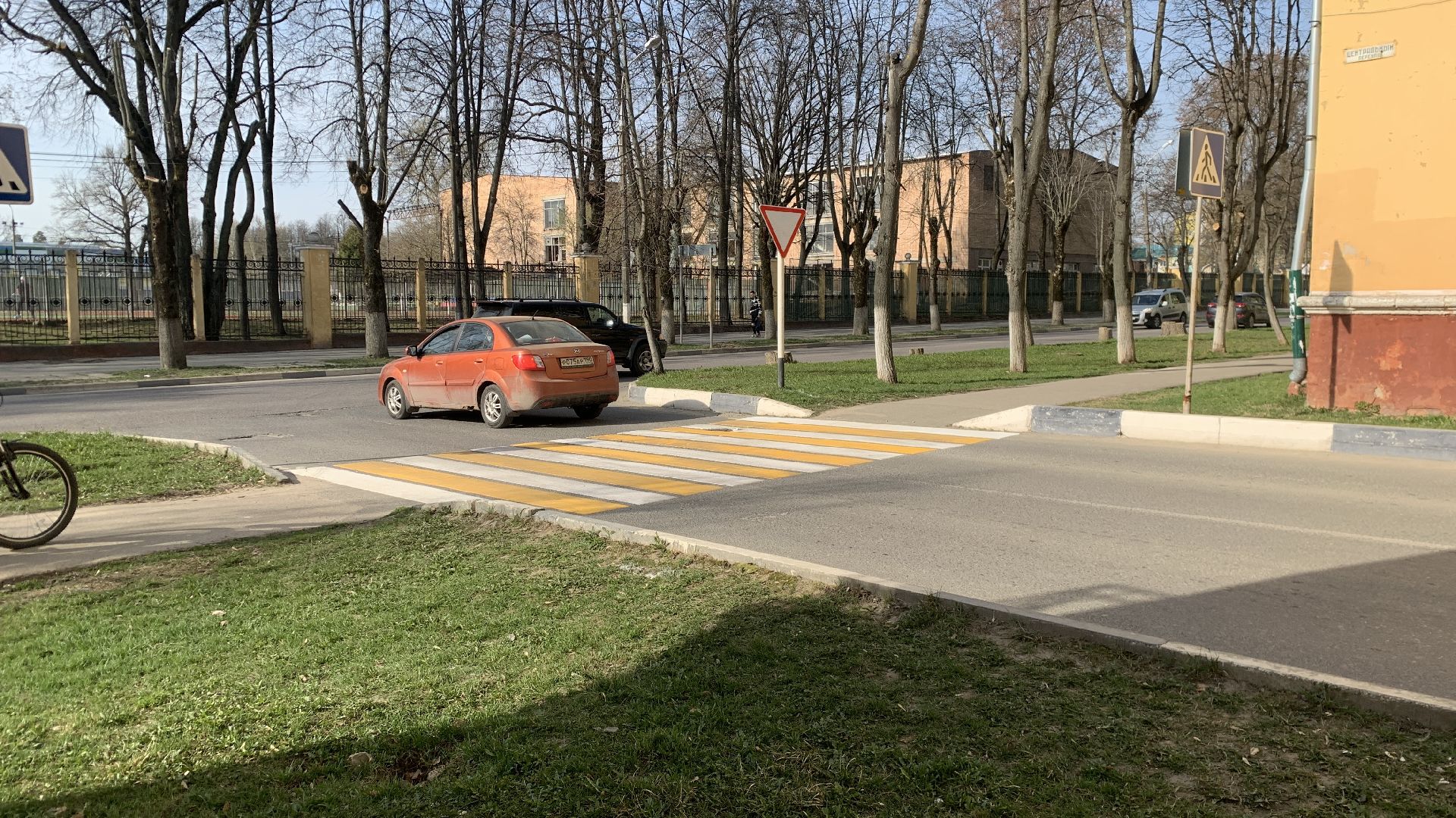 Ступино, дороги, пешеходный переход