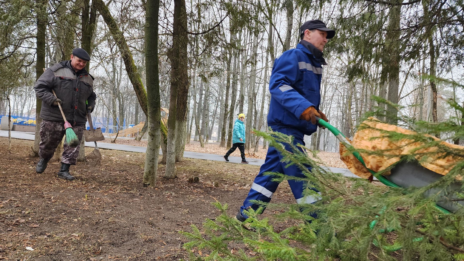субботник, весенняя уборка,домодедово, благоустройство, подмосковье, парк,