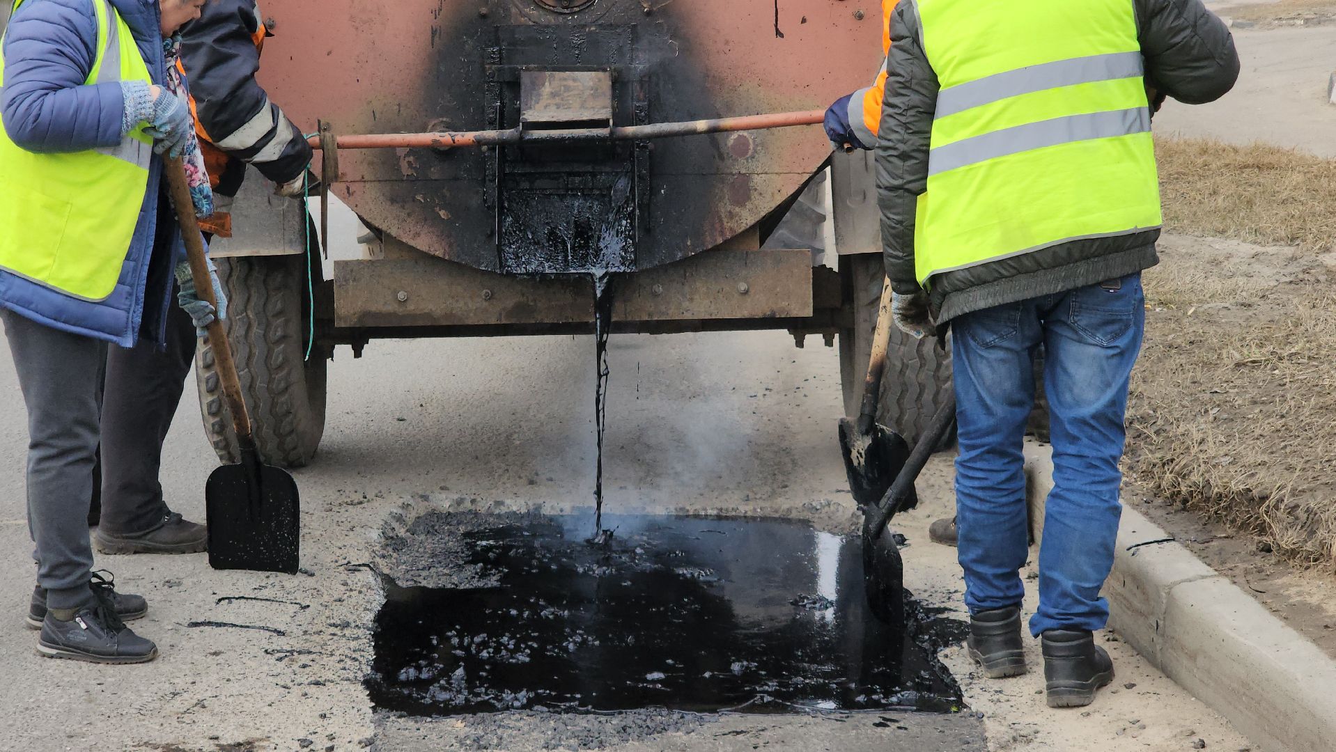 серпухов, подмосковье, ямочный ремонт,