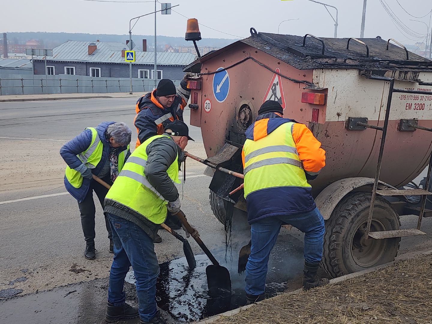 серпухов, подмосковье, ямочный ремонт,