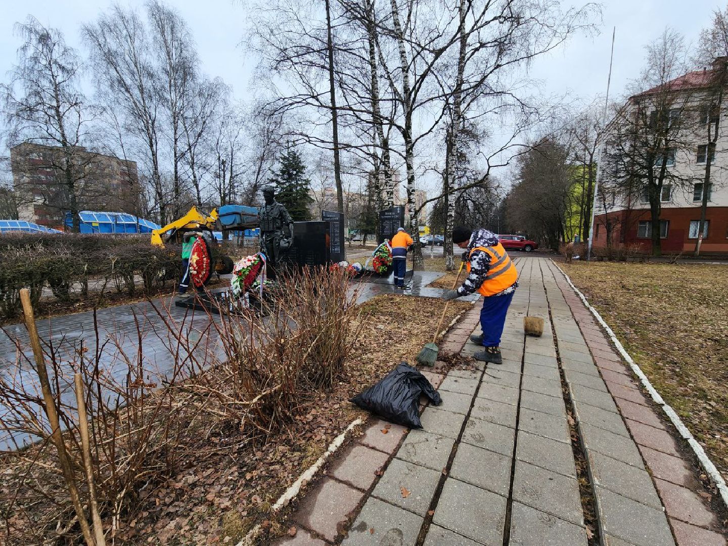 солнечногорск, уборка территорий, коммунальные службы, советская площадь, жители,