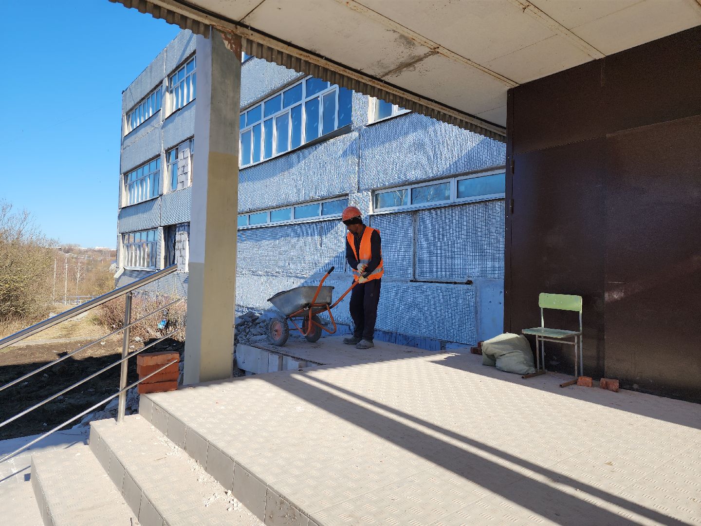 серпухов, капремонт школы, подмосковье, президентская программа,