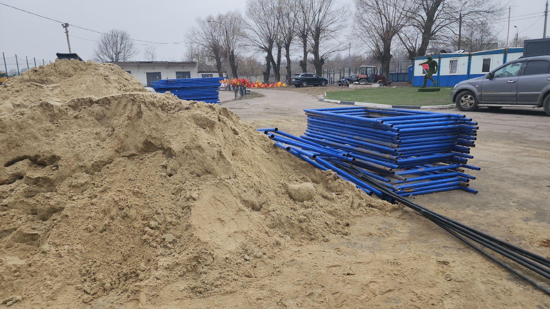 ремонт стадиона, орехово-зуево,