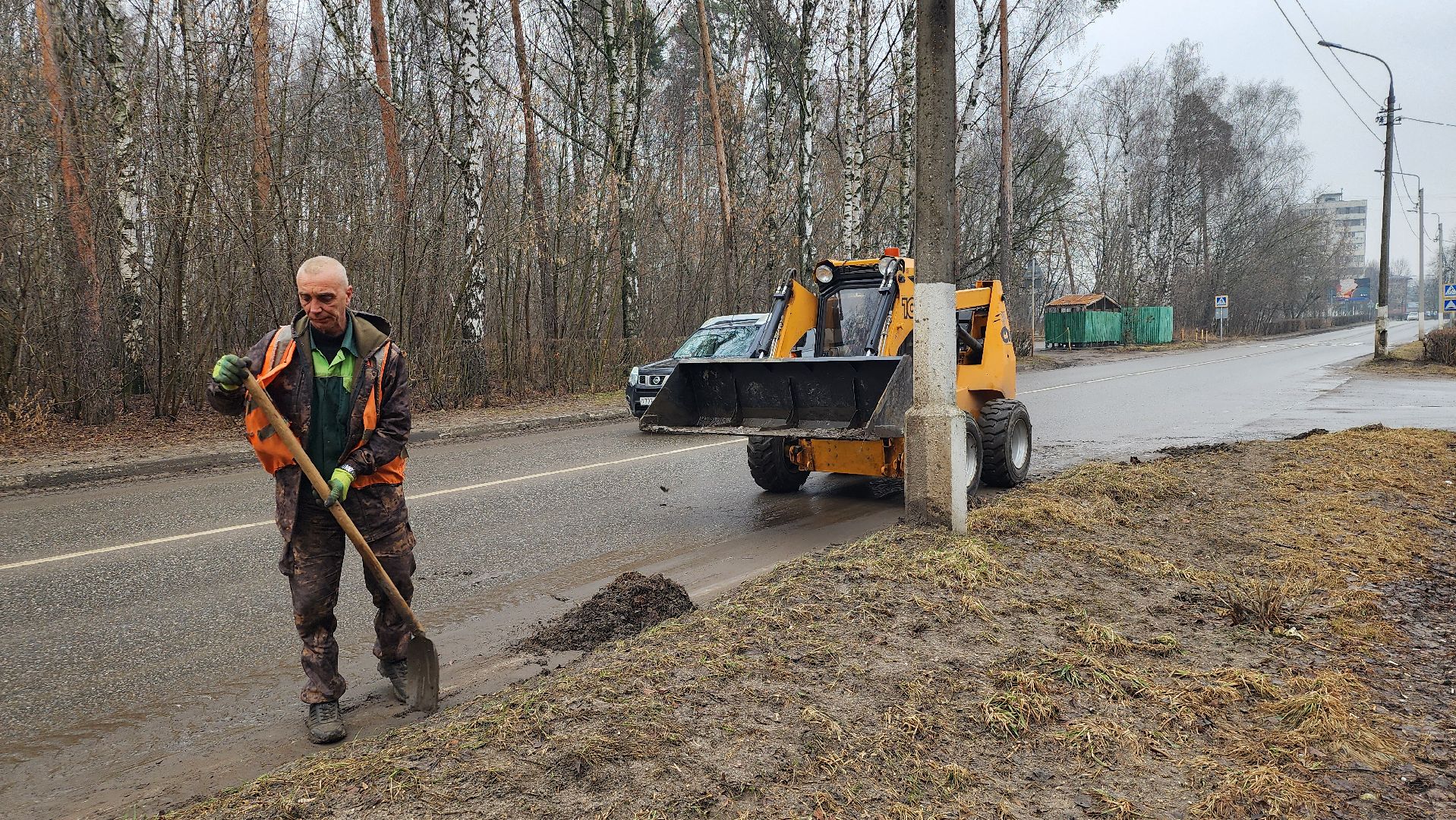 весенняя уборка, коммунальные службы, месячник благоустройства, Ногинск, Богородский городской округ,