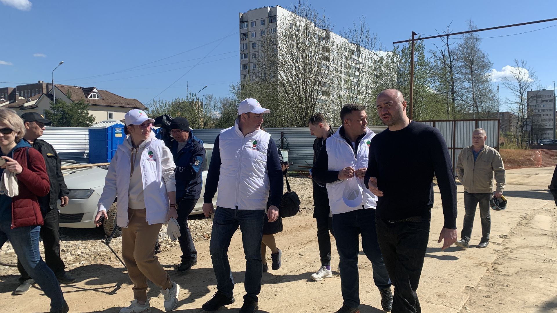 Ступино, субботник, глава, министр строительства, Локтев