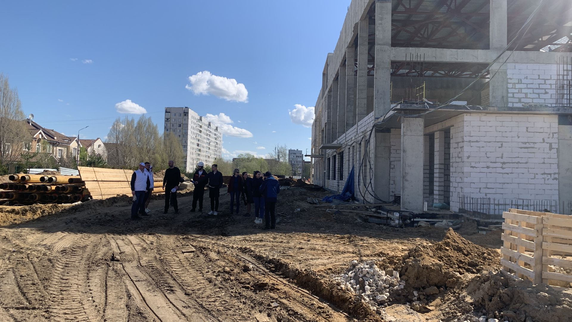 Ступино, субботник, глава, министр строительства, Локтев