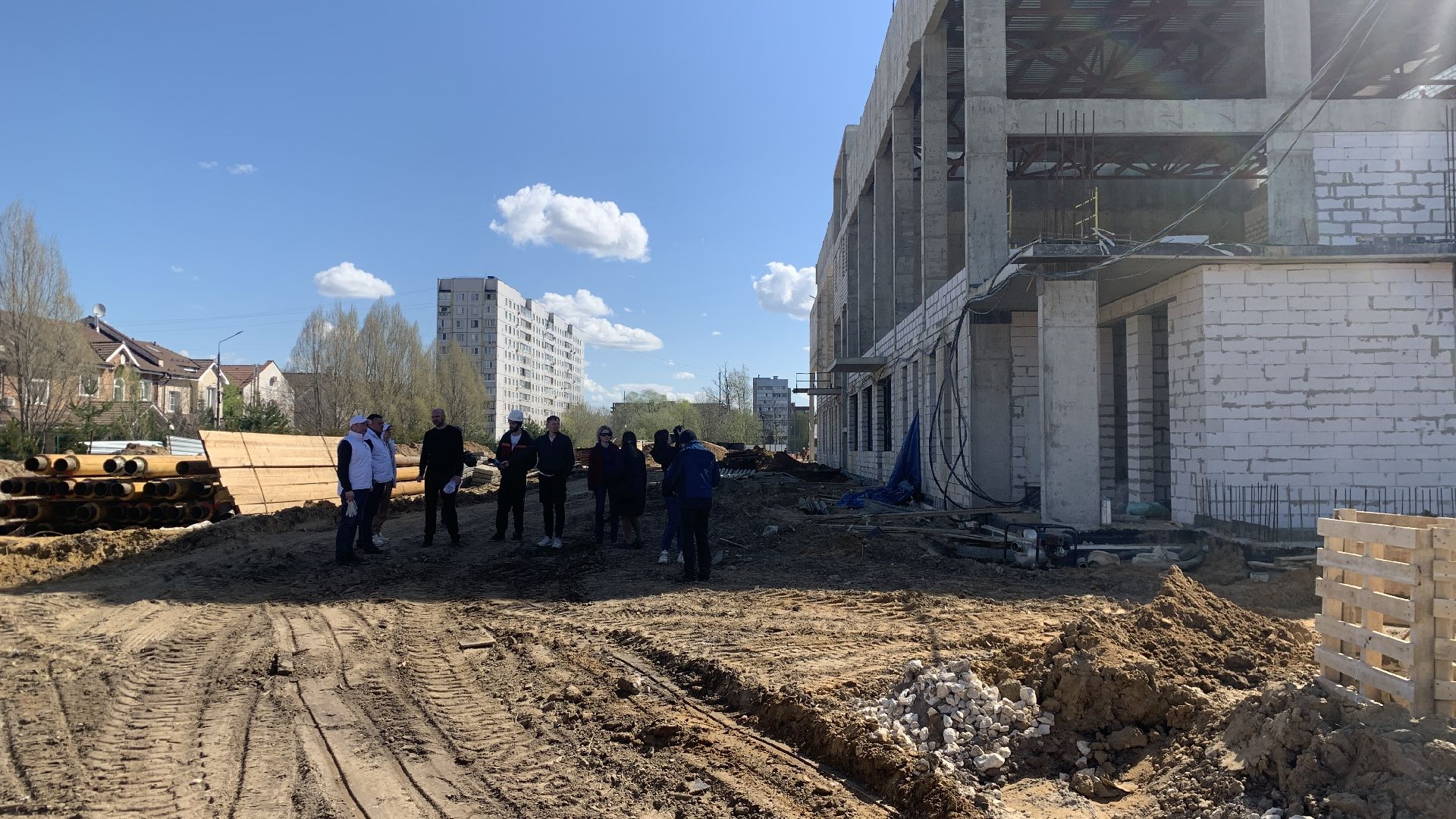 Ступино, субботник, глава, министр строительства, Локтев