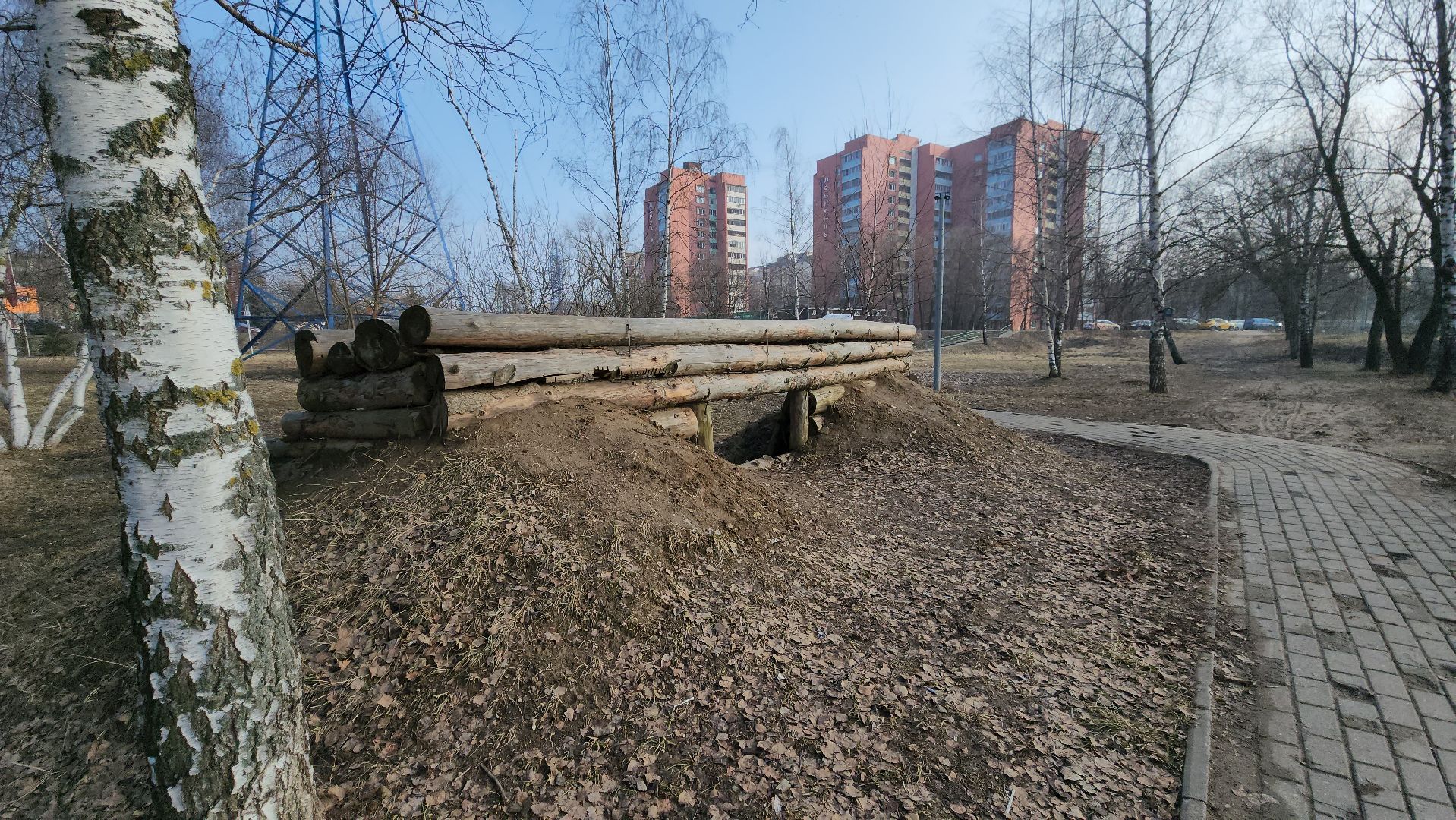 Сквер, благоустройство 2023, Лобня,